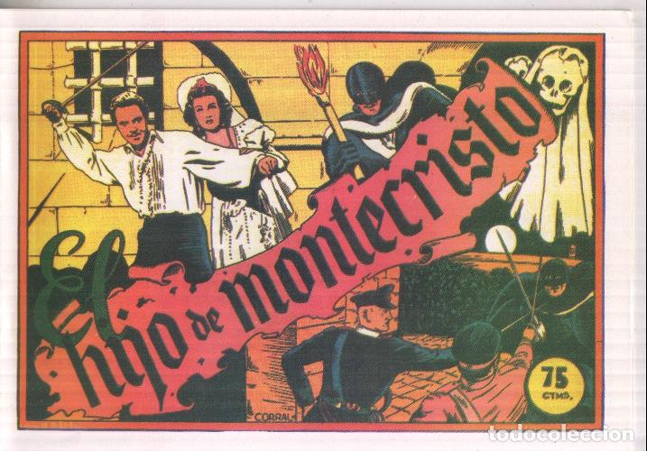 Comics: Facsimil: El hijo de Montecristo, dibujo de corral (el original fue editado por la valenciana) - var