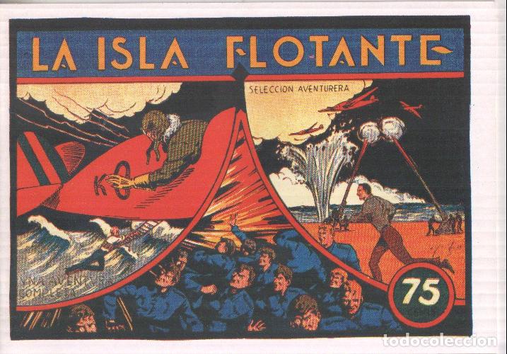 Comics : Facsimil: La isla flotante, dibujo de Jorge Grau (el original fue editado por la valenciana) - vario