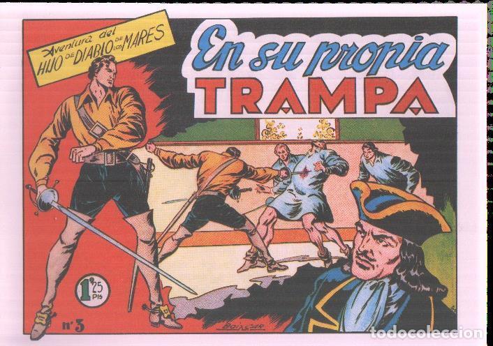 Comics : Facsimil: El Hijo del diablo de los mares numero 03: En su propia trampa - Boixcar