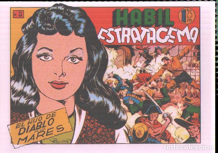 Comics : Facsimil: El Hijo del diablo de los mares numero 08: Habil estratagema - Boixcar