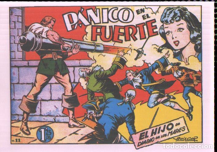 Comics : Facsimil: El Hijo del diablo de los mares numero 11: Panico en el fuerte - Boixcar