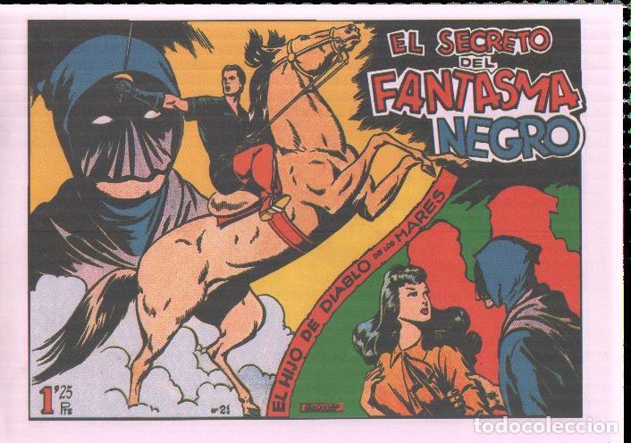 Comics : Facsimil: El Hijo del diablo de los mares numero 21: El secreto del fantasma negro - Boixcar