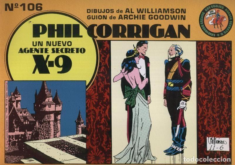 Comics : Eseuve: X-9.Phil Corrigan numero 6: tiras del 19.7.1968 al 1.1.1969 - Al Williamson-Archie Goodwin