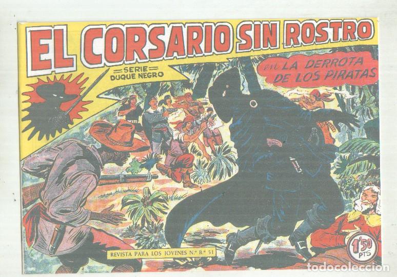 Comics : Facsimil: El Corsario sin Rostro numero 08: La derrota de los piratas - Manuel Gago