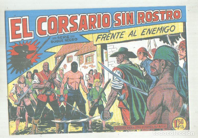 Comics : Facsimil: El Corsario sin Rostro numero 37: Frente al enemigo - Manuel Gago