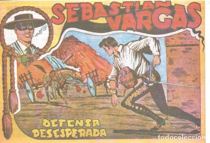 Comics: Sebastian Vargas el renegado facsimil numero 10 Defensa desesperada - Jose Ortiz