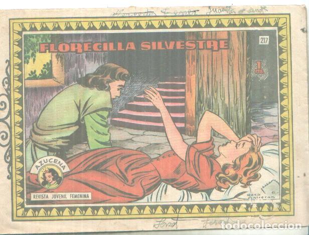 Comics: Coleccion Azucena numero 217: Florecilla silvestre - varios