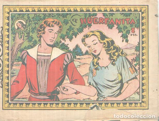 Comics: Coleccion Azucena numero 262: La huerfanita (ROTO EN CUBIERTA PARTE INFERIOR SEGUN IMAGEN) - varios