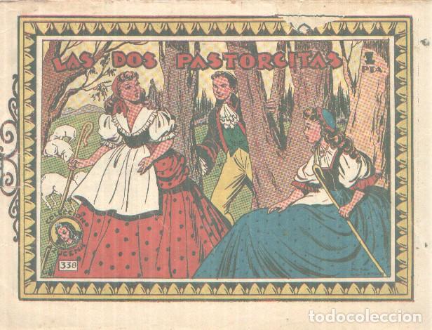 C&oacute;mics: Coleccion Azucena numero 338: las dos pastorcitas (roto cubierta parte superior segun imagen) - vari