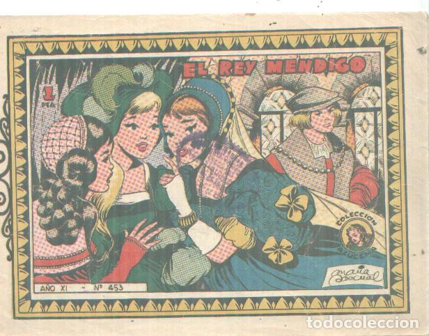 C&oacute;mics: Coleccion Azucena numero 453: El rey mendigo, dibujo de Maria Pascual - varios