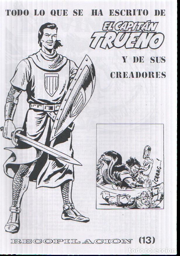C&oacute;mics: Facsimil: Todo lo que se ha escrito de El Capitan Trueno y de sus creadores numero 13 - Jose Fernand