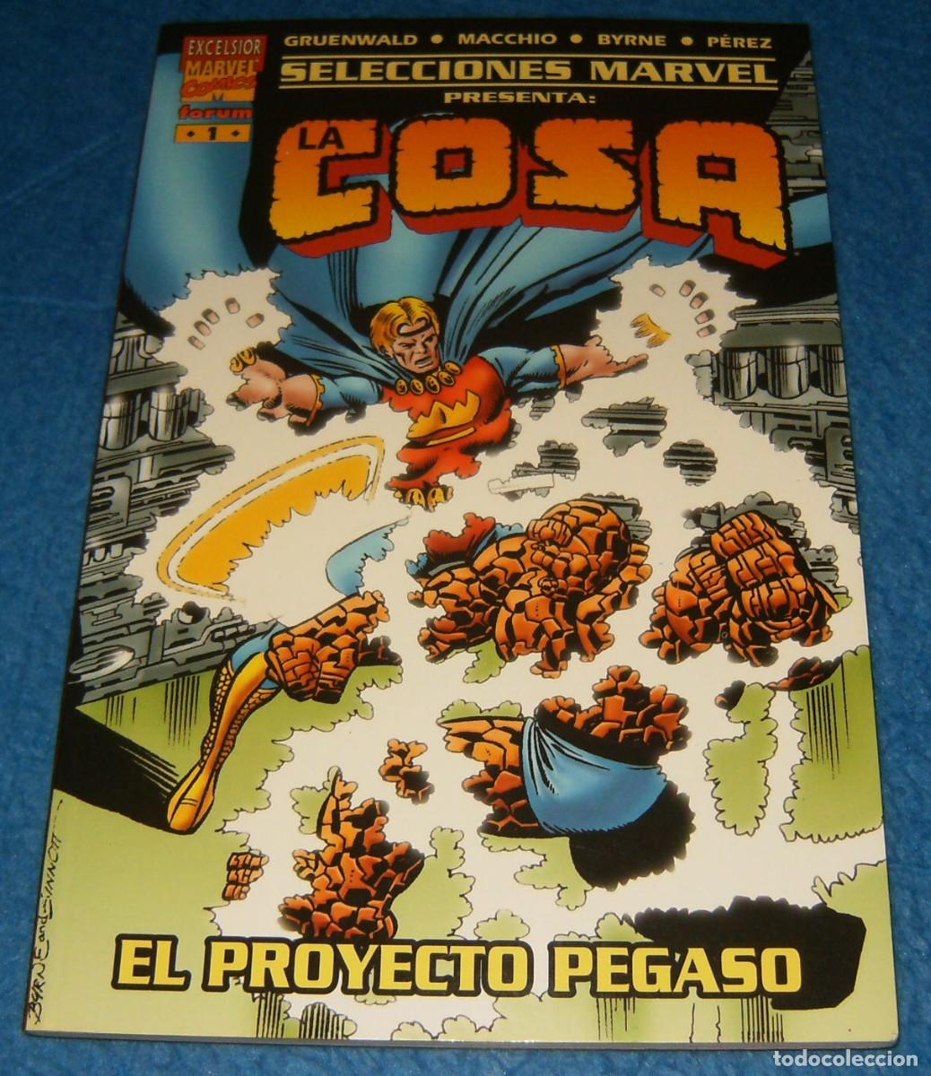 C&oacute;mics: SELECCIONES MARVEL 1 . LA COSA . PROYECTO PEGASO . SAGA COMPLETA . FORUM