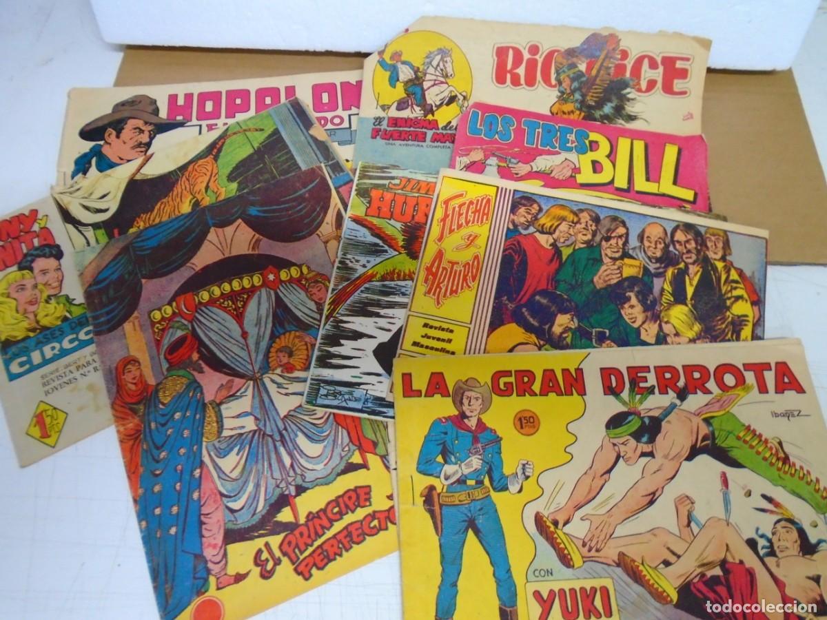 C&oacute;mics: LOTE DE 9 TEBEOS(CABECERAS DIFERENTES)A&Ntilde;OS 60,VER FOTOS PARA TITULOS.