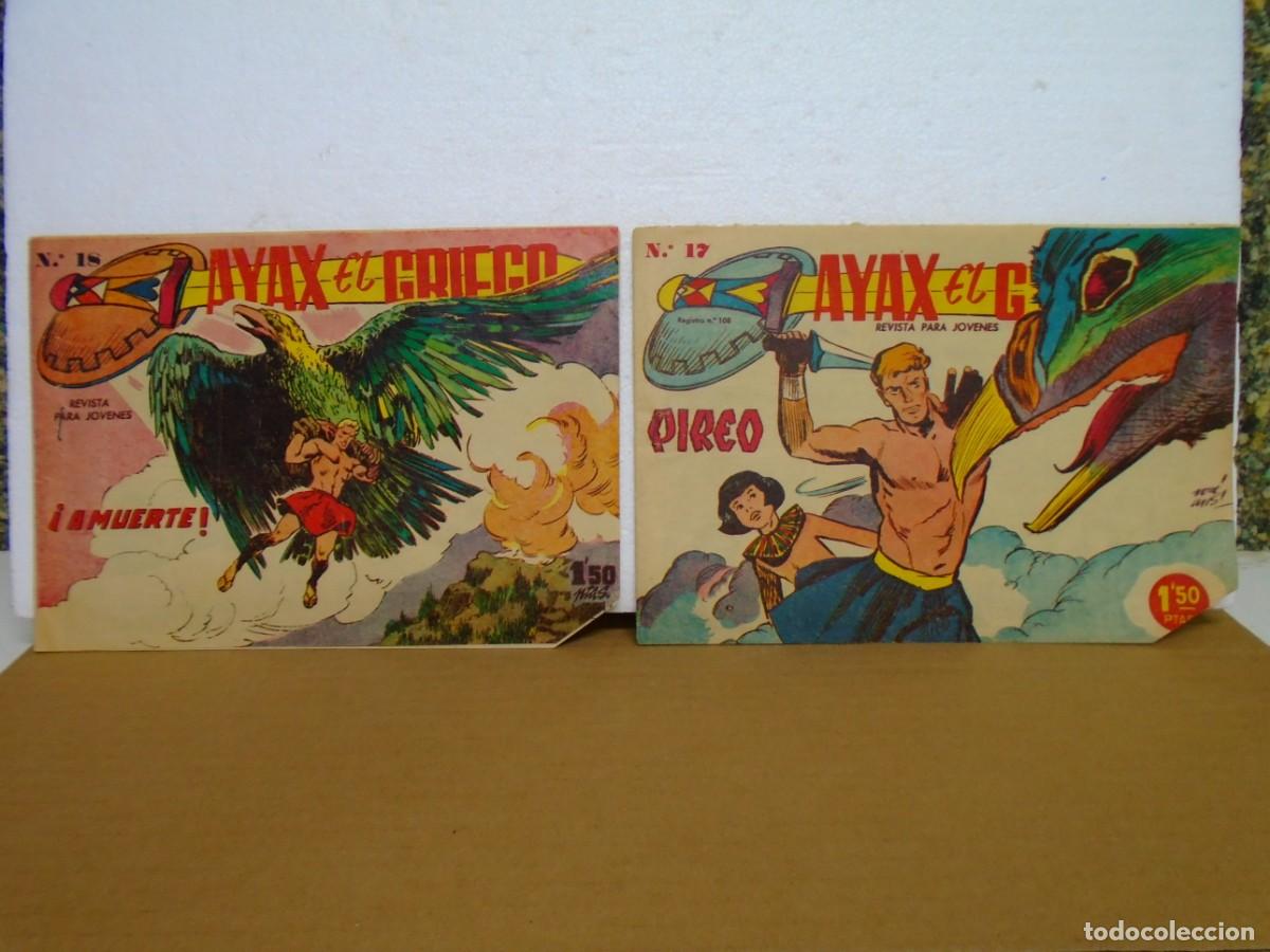C&oacute;mics: AYAX,EL GRIEGO.EDIT.CREO(VALENCIA)N&ordm; 17-18 DE 1961.