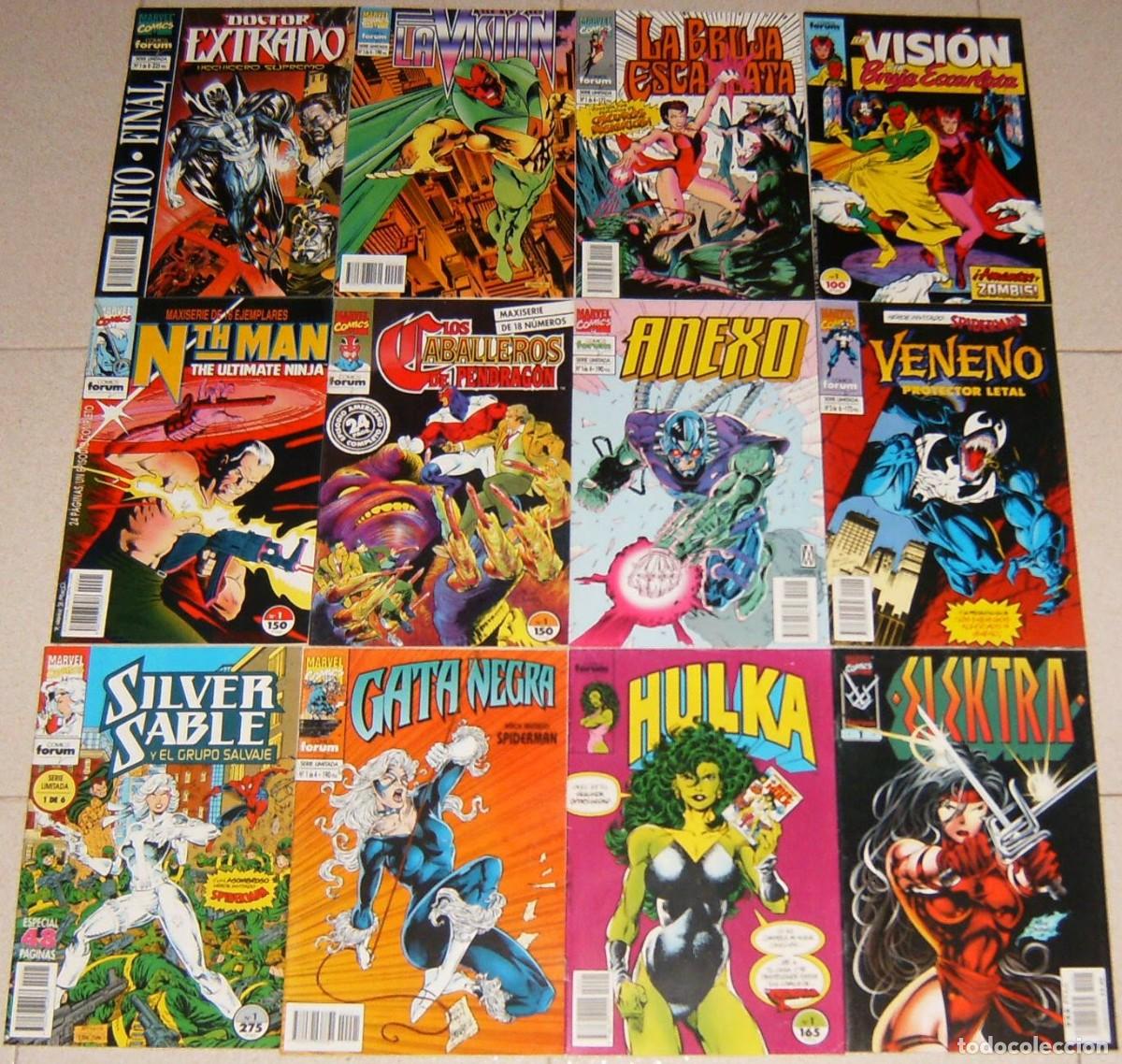 C&oacute;mics: N&Uacute;MEROS UNO 1 Y N&Uacute;MEROS VARIADOS. VARIAS COLECCIONES MARVEL . FORUM