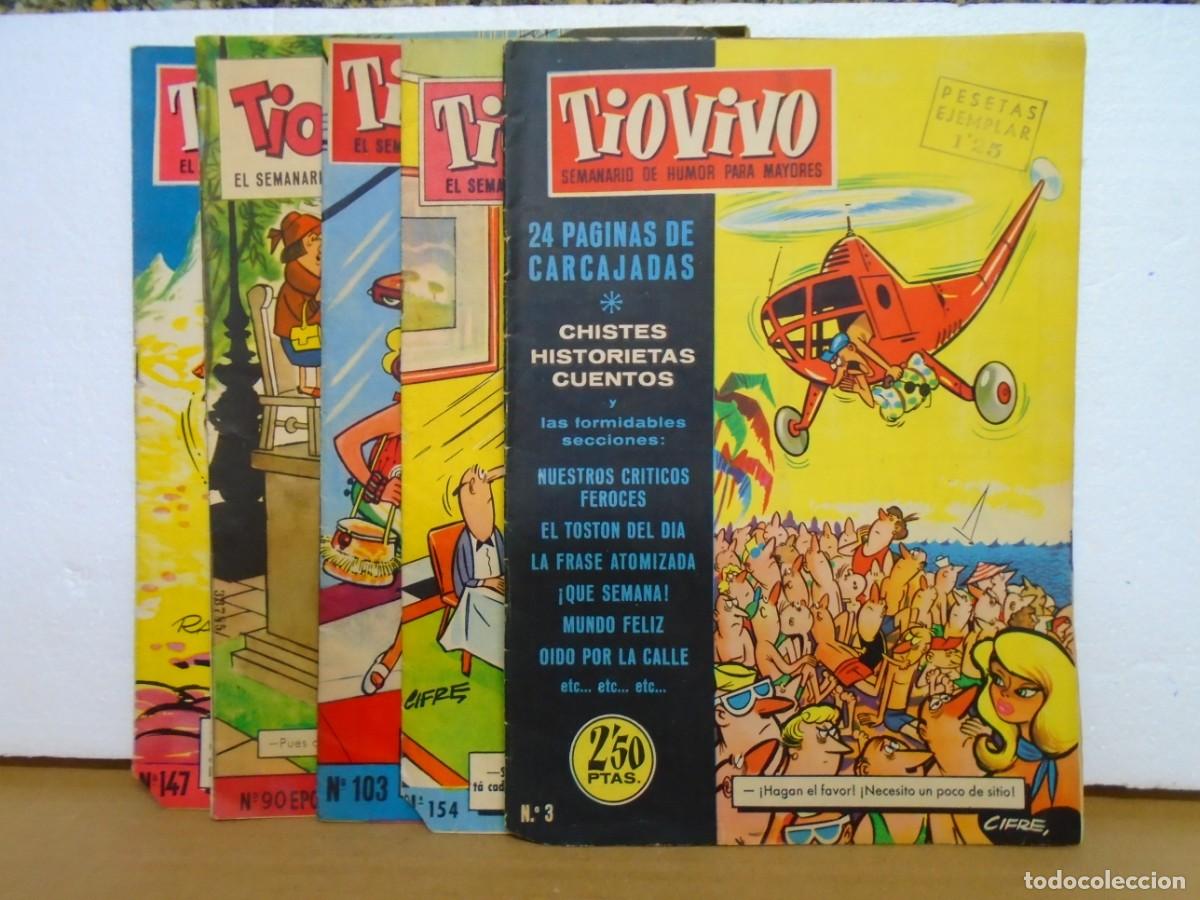 C&oacute;mics: TIOVIVO.EDICIONES CRISOL.N&ordm;3-90-103-147-154 (A&Ntilde;OS 60)