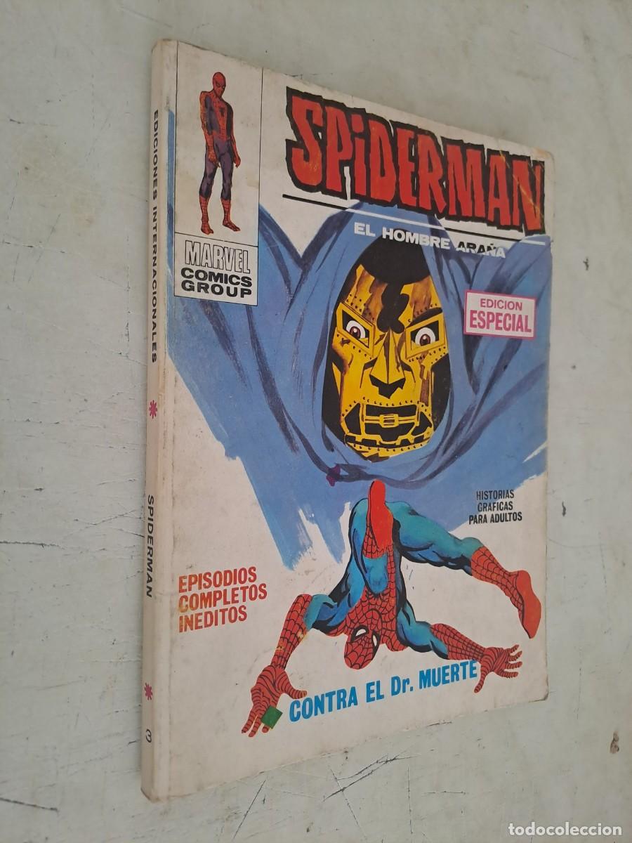 C&oacute;mics: Spiderman 3, contra el Dr. muerte, V&eacute;rtice en muy buen estado