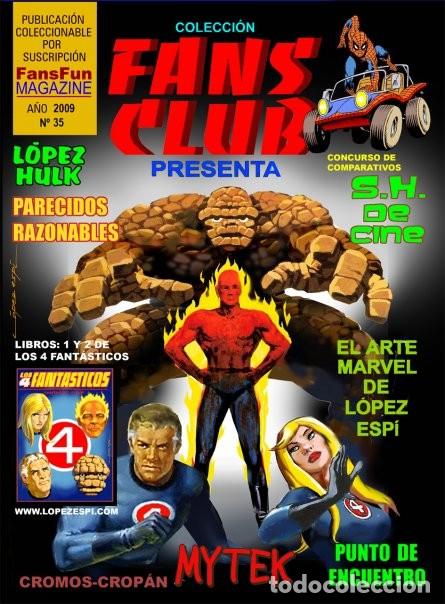 C&oacute;mics: FANSFUN MAGAZINE COLECCI&Oacute;N FANS CLUB PRESENTA NUMERO 35. LOPEZ ESPI.