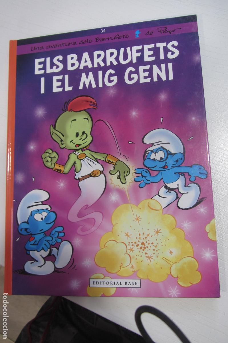 C&oacute;mics: ELS BARRUFETS I EL MIG GENI - Peyo TAPA DURA - EN CATALA DE KIOSKO ARX376