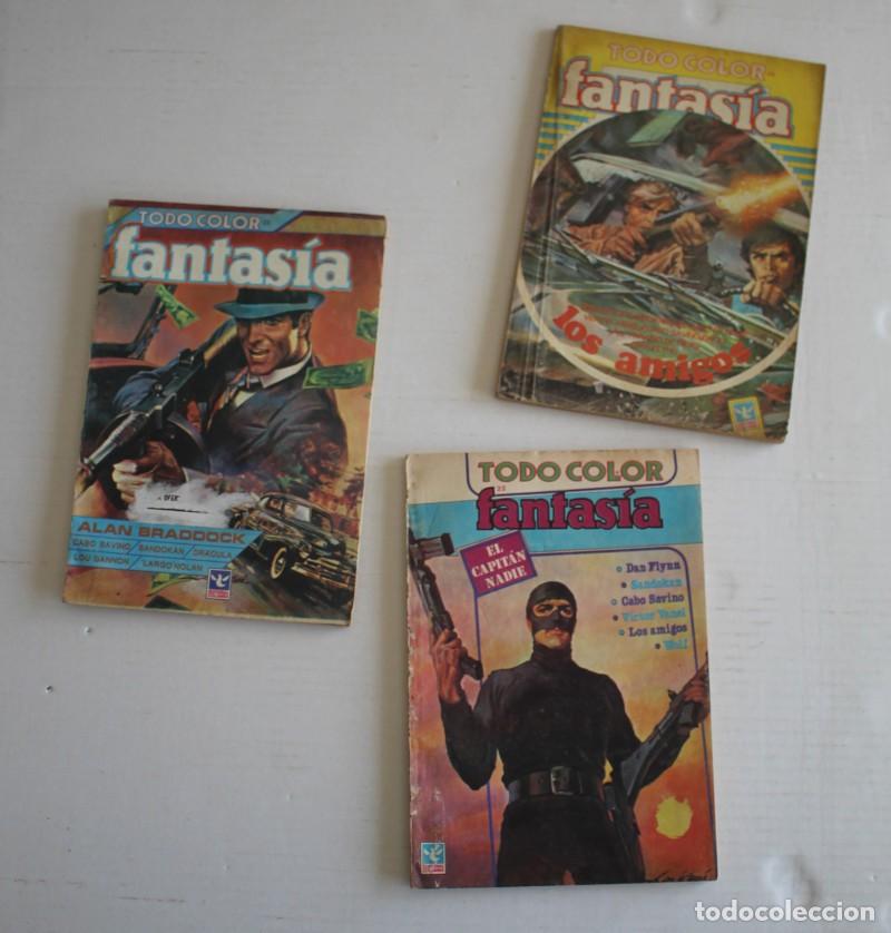 Comics: LOTE 3 COMICS FANTASIA TODO COLOR, COLUMBA 1984 ARGENTINA 22 23 25 SANDOKAN DRACULA WOLF&hellip;