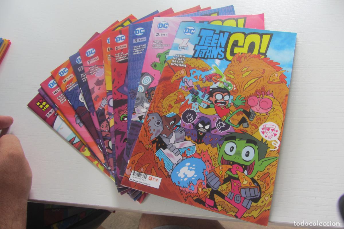 C&oacute;mics: LOTE 11 N&ordm; TEEN TITANS GO ECC DC KODOMO DE KIOSKO ARX376