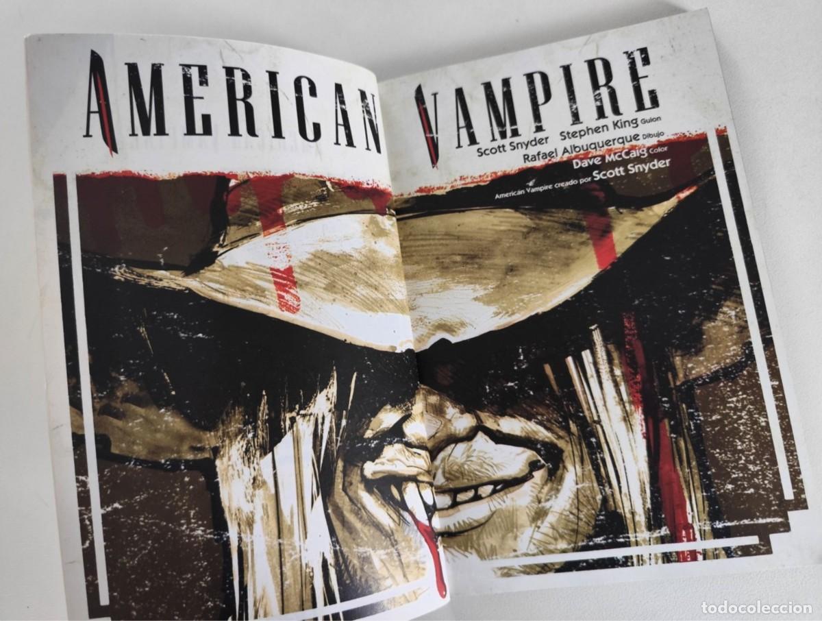 C&oacute;mics: AMERICAN VAMPIRE # 1 (Scott Snyder, Rafael Albuquerque, Stephen King) ~ VERTIGO/ECC (2013) - Foto 5