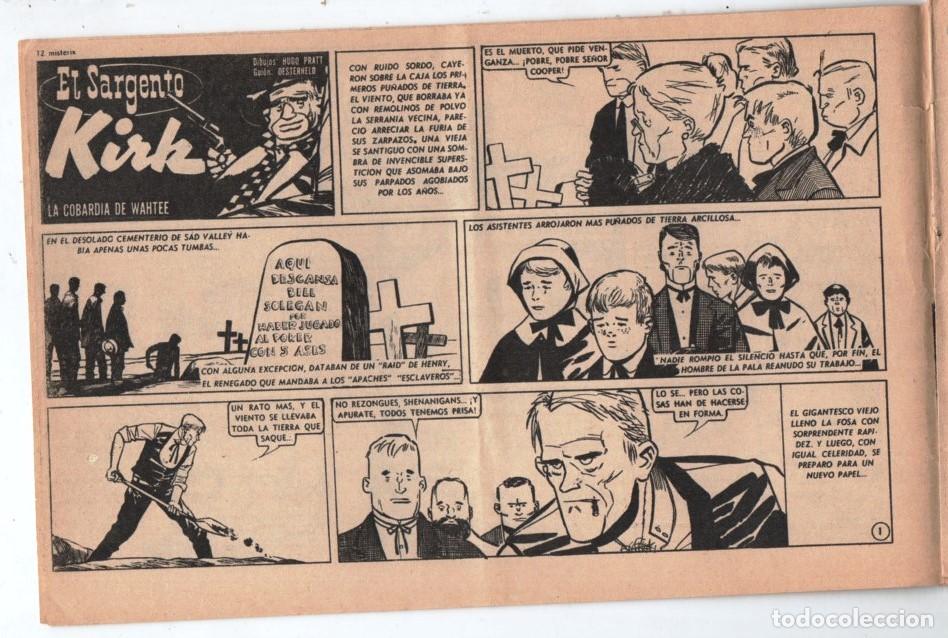 C&oacute;mics: 1955 MISTERIX # 378 KIRK, LA COBARDIA DE WAHTEE - PRATT OESTERHELD SOLANO LOPEZ - FUERTE ARGENTINO