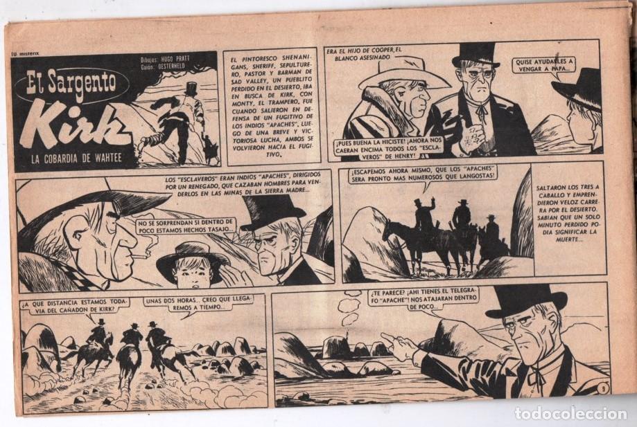 C&oacute;mics: 1955 MISTERIX # 380 KIRK, LA COBARDIA DE WAHTEE - PRATT OESTERHELD SOLANO LOPEZ - FUERTE ARGENTINO