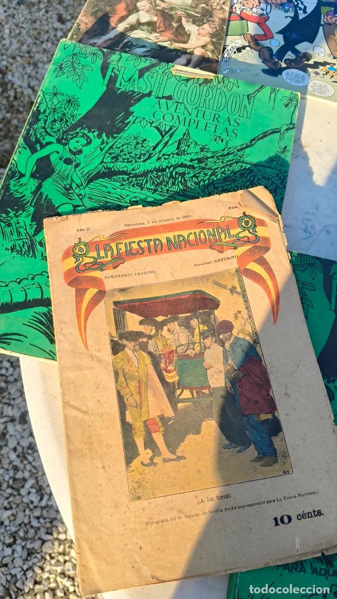 C&oacute;mics: Lot 14 comics et journal 1906 taurin seville