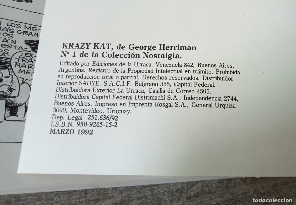 C&oacute;mics: KRAZY KAT Comic + Postal - Foto 5