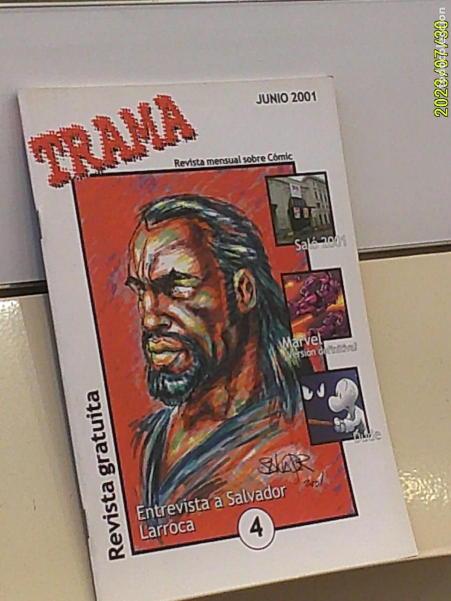 C&oacute;mics: REVISTA SOBRE COMIC TRAMA N&ordm; 4 JUNIO 2001 - ASTIBERRI