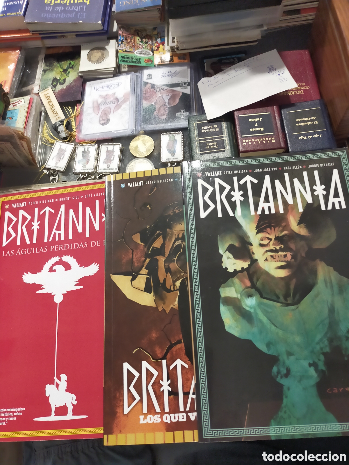 C&oacute;mics: BRITANNIA VALIANT PETER MILLIGAN 3 TOMOS COMPLETA