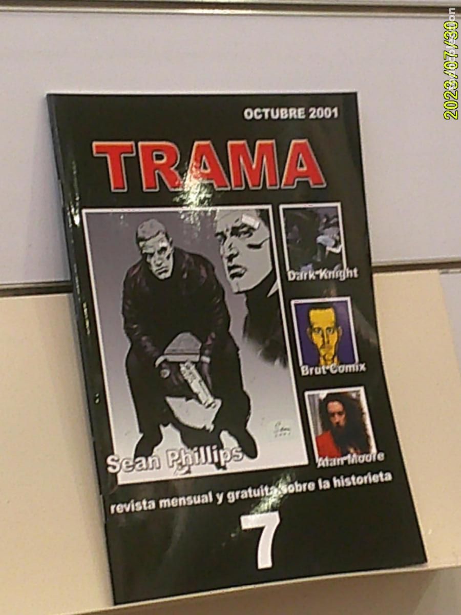 C&oacute;mics: REVISTA SOBRE COMIC TRAMA N&ordm; 7 OCTUBRE 2001 SEAN PHILLIPS - ASTIBERRI