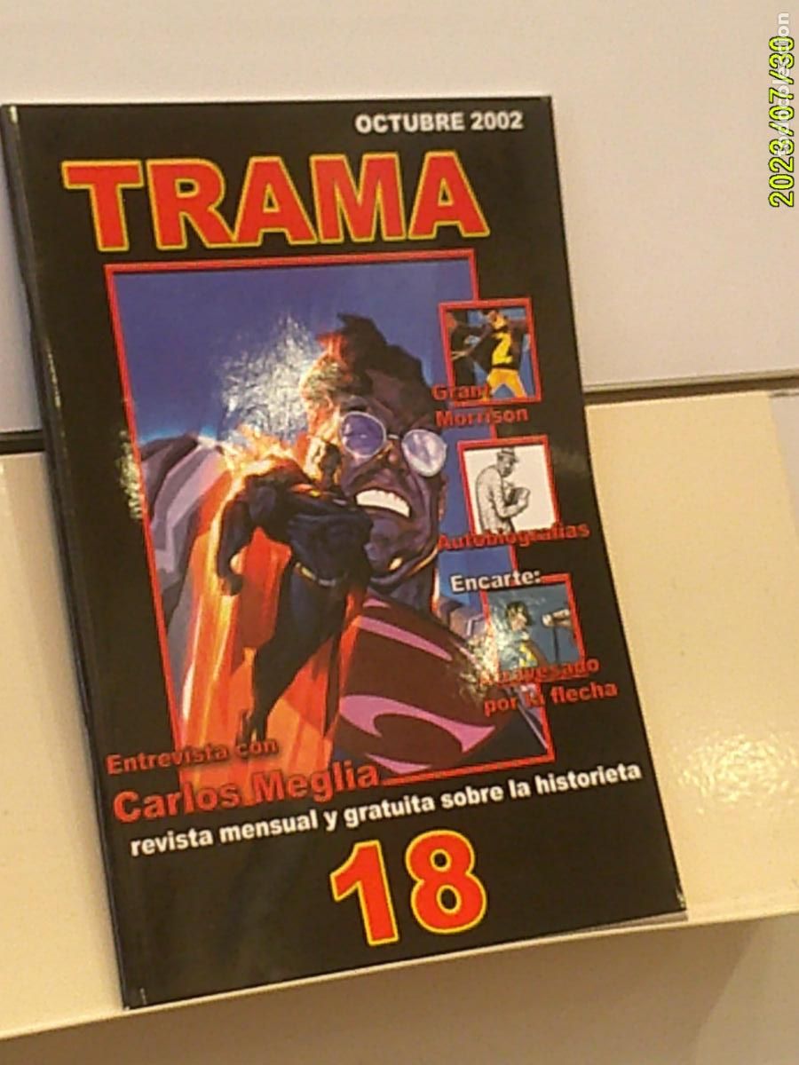 C&oacute;mics: REVISTA SOBRE COMIC TRAMA N&ordm; 18 OCTUBRE 2002 ENTREVISTA A CARLOS MEGLIA - ASTIBERRI
