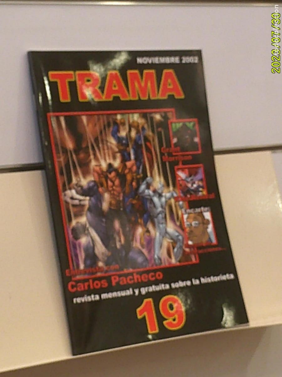 C&oacute;mics: REVISTA SOBRE COMIC TRAMA N&ordm; 19 NOVIEMBRE 2002 ENTREVISTA A CARLOS PACHECO - ASTIBERRI