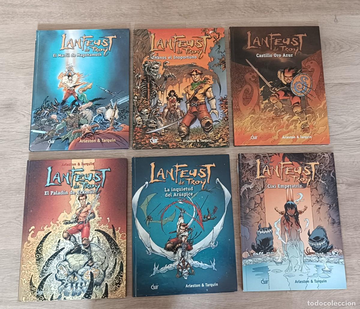 C&oacute;mics: LANFEUST DE TROY, Tomos 1, 2, 3, 4 ,5 y 6 Arleston & Tarquin, Edit. DEVIR, Tapa Dura