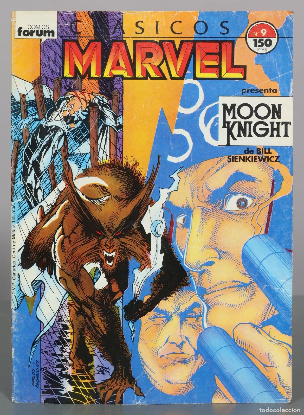 C&oacute;mics: Cl&aacute;sicos Marvel N&ordm; 9 - Moon Knight - Bill Sienkiewicz - Comics Forum