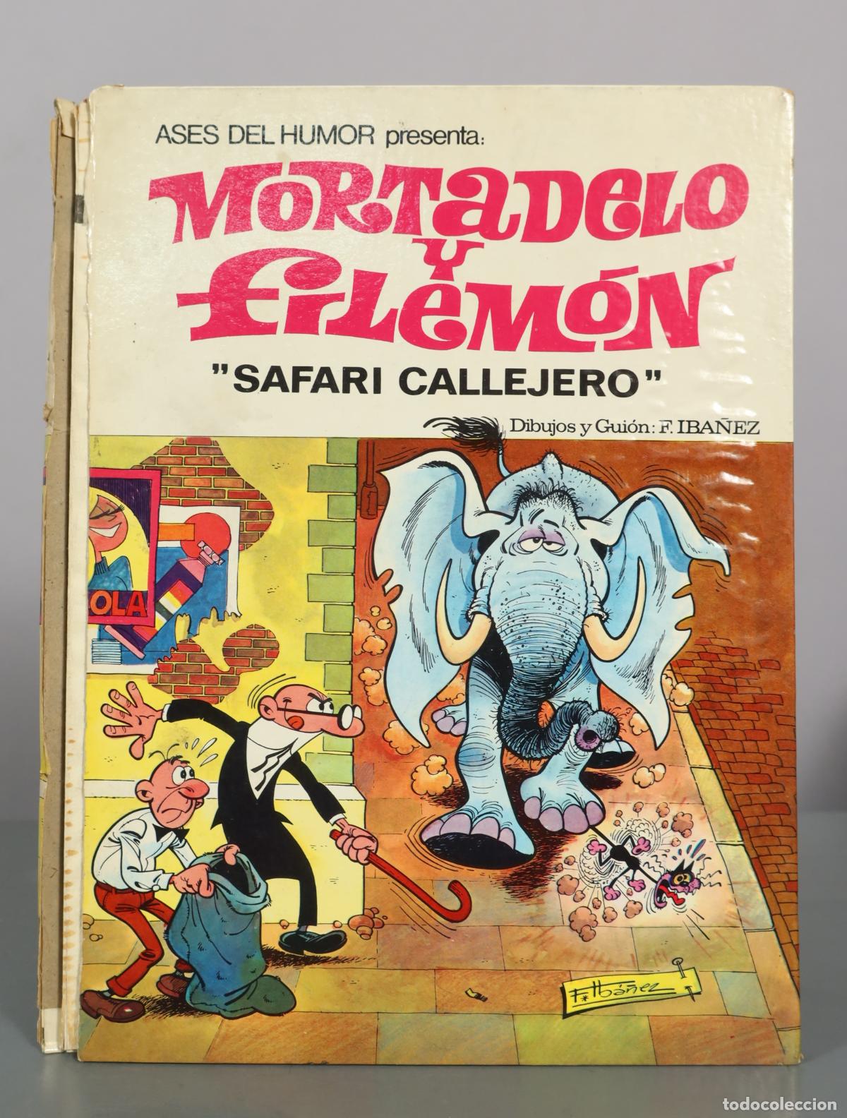 Comics: Mortadelo y Filem&oacute;n: Safari callejero - Francisco Ib&aacute;&ntilde;ez - Editorial Bruguera