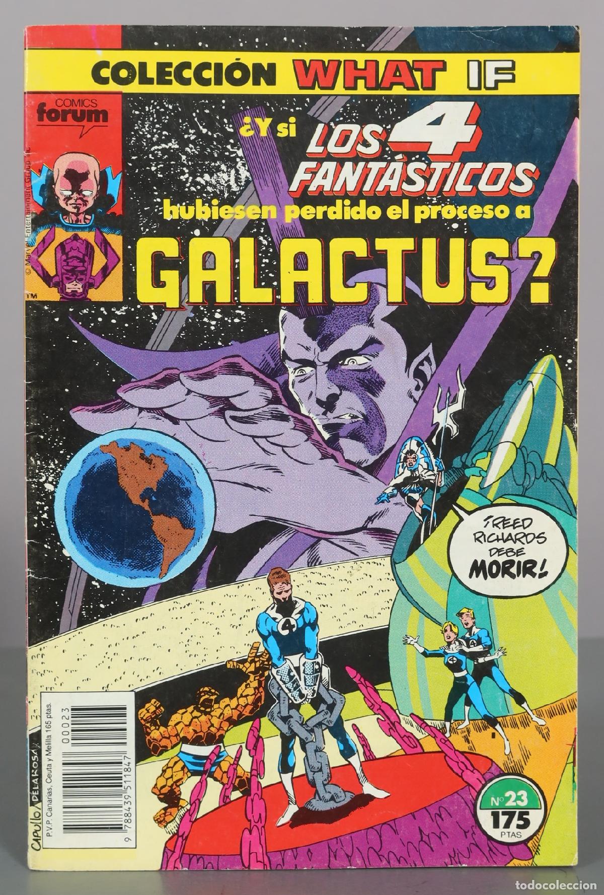 C&oacute;mics: Colecci&oacute;n What If N&ordm; 23 - &iquest;Y si Los 4 Fant&aacute;sticos hubiesen perdido el proceso a Galactus? - Comics