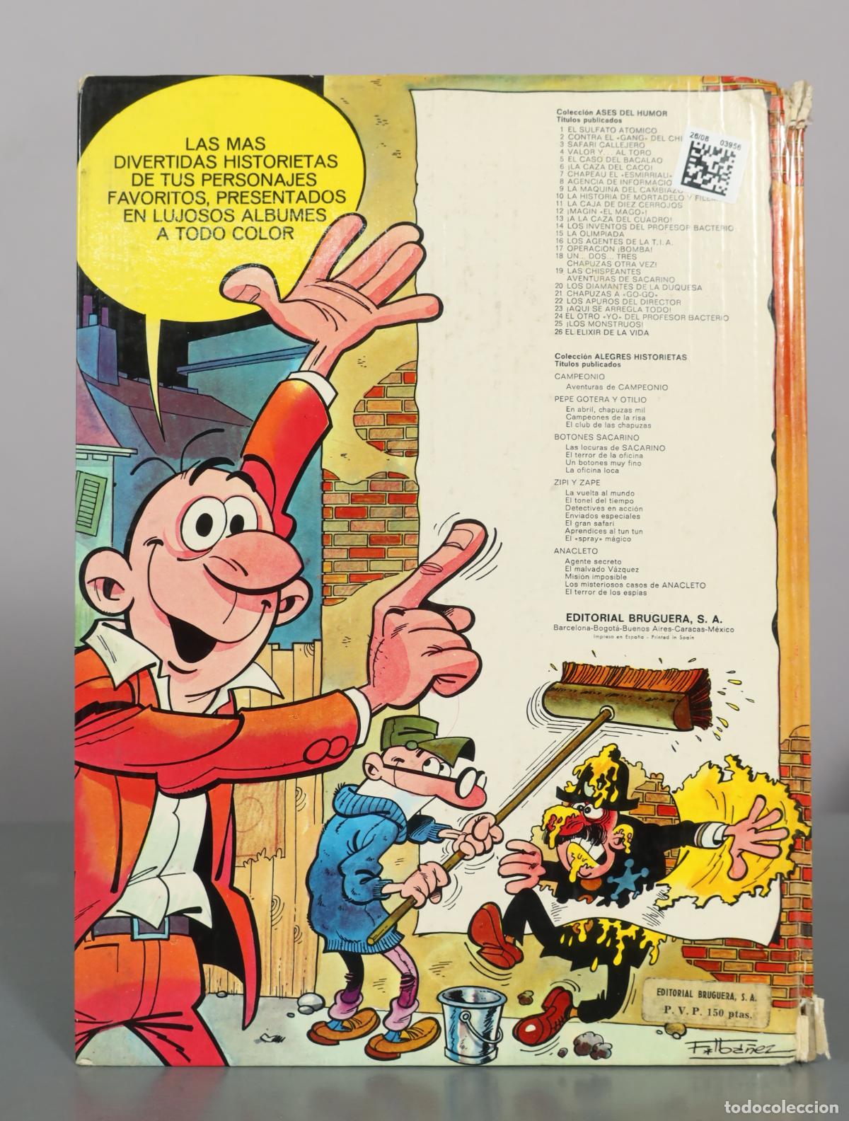 C&oacute;mics: Mortadelo y Filem&oacute;n - El elixir de la vida - F. Ib&aacute;&ntilde;ez - Editorial Bruguera - Foto 2