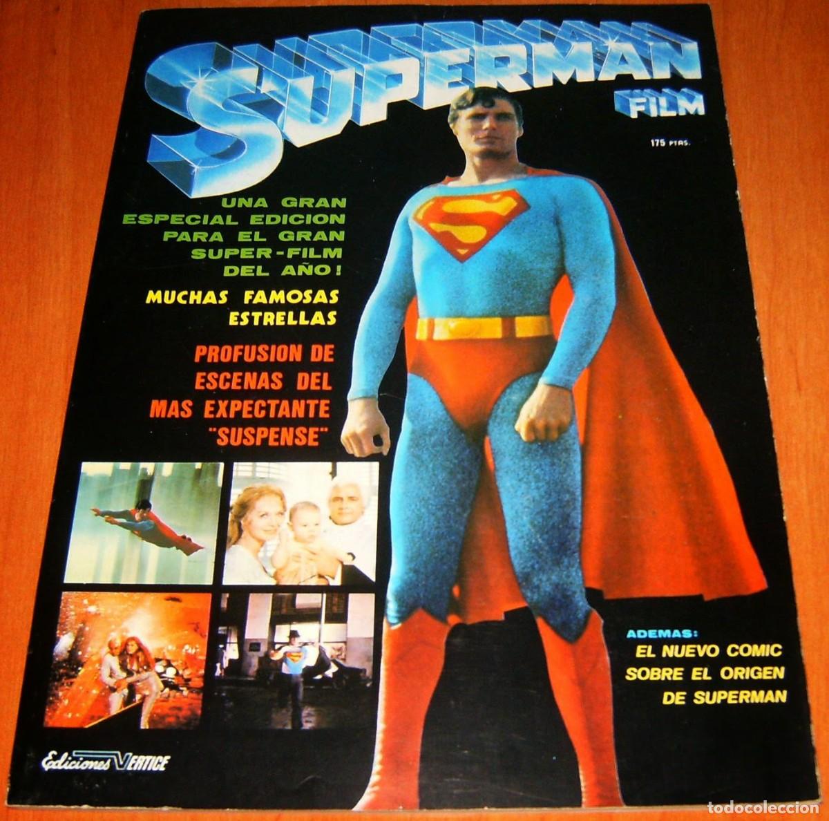 C&oacute;mics: SUPERMAN FILM Ediciones V&eacute;rtice. LIBRO OFICIAL de la PELICULA