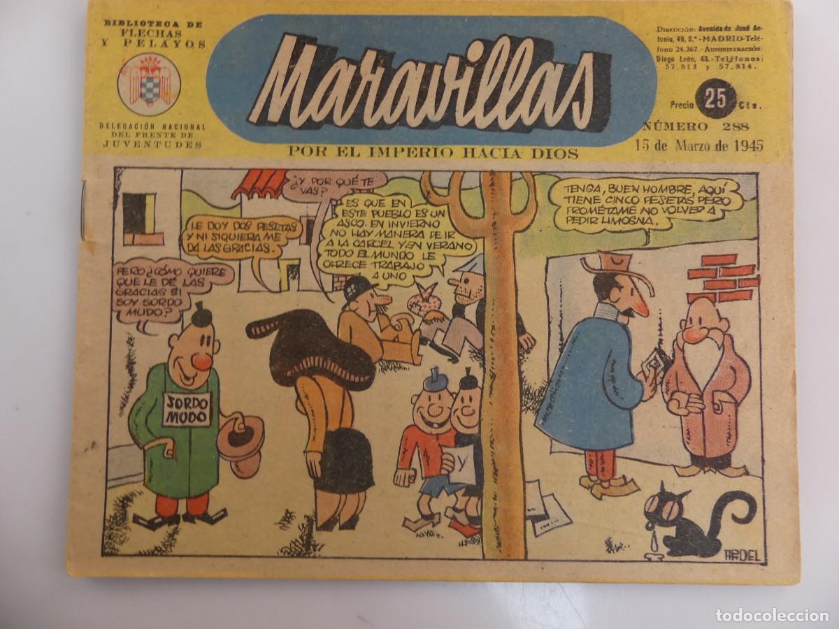 C&oacute;mics: MARAVILLAS &ndash; BIBLIOTECA DE FLECHAS Y PELAYOS NUMERO 288