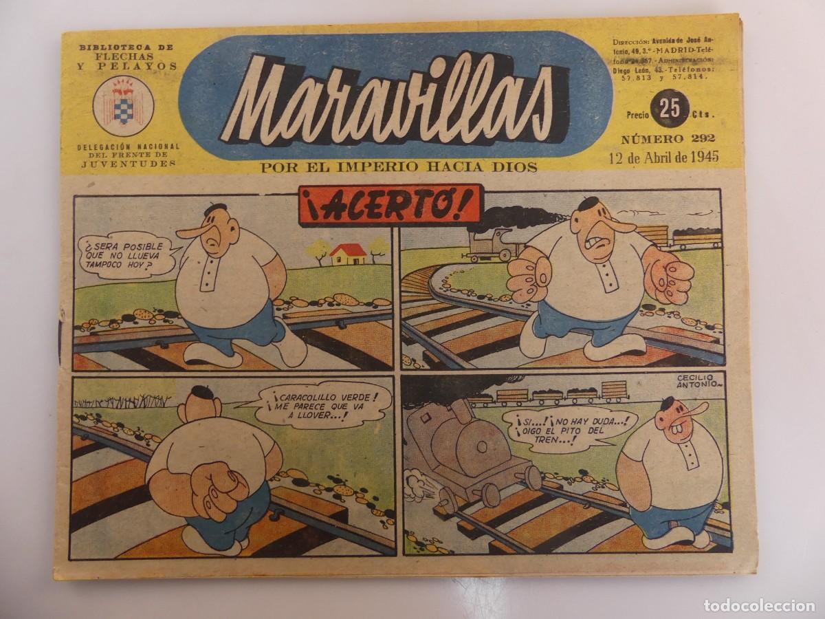 C&oacute;mics: MARAVILLAS &ndash; BIBLIOTECA DE FLECHAS Y PELAYOS NUMERO 292