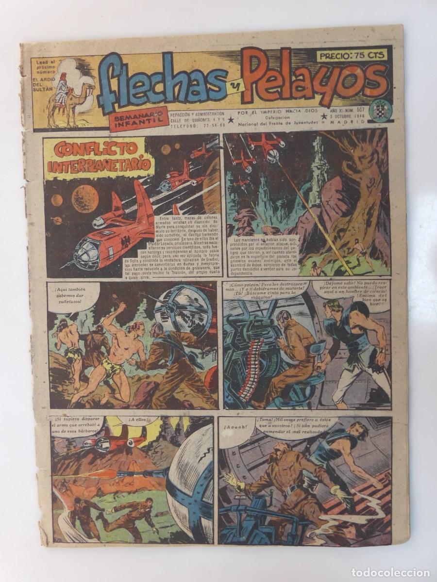 C&oacute;mics: SEMANARIO INFANTIL FLECHAS Y PELAYOS N&ordm; 507