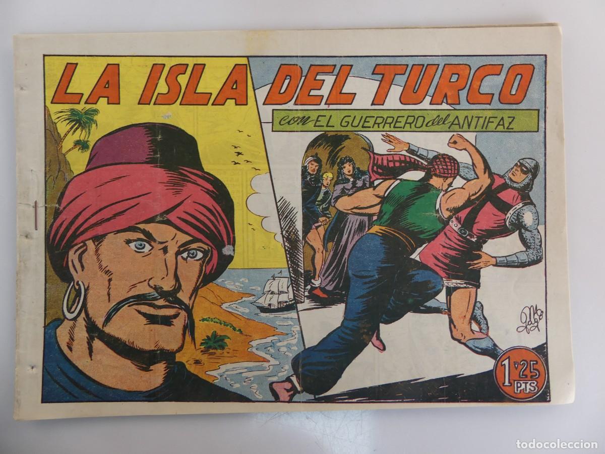 C&oacute;mics: COMIC &ndash; LA ISLA DEL TURCO - CON GUERRERO DEL ANTIFAZ - EDITORIAL VALENCIANA
