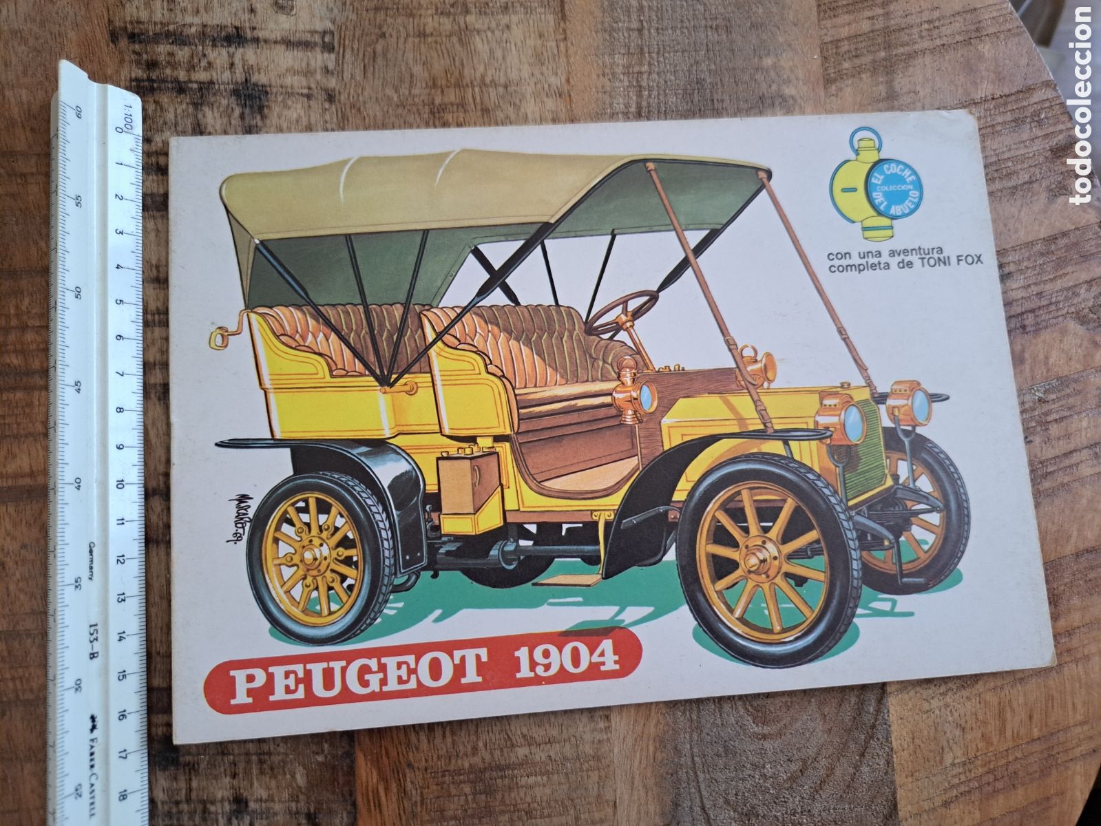C&oacute;mics: Jml Toni Fox. Coleccion el coche del abuelo. Peugeot 1904. Automovilismo. Comic 1969. Edic. Galaor.