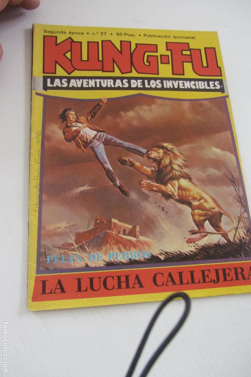 C&oacute;mics: KUNG-FU N&ordm; 37 ARTES MARCIALES EN HISTORIETAS - DIBUJOS: JOSE ORTIZ AMAIKA arx21