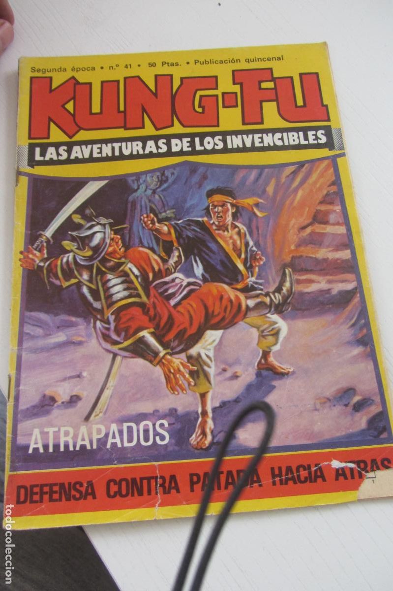 C&oacute;mics: KUNG-FU N&ordm; 41 ARTES MARCIALES EN HISTORIETAS - DIBUJOS: JOSE ORTIZ AMAIKA arx21
