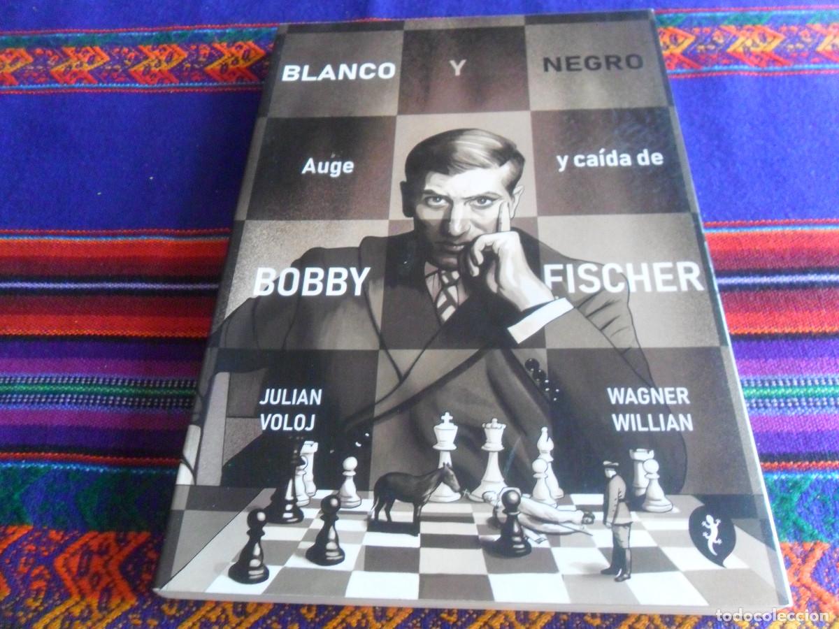 C&oacute;mics: AJEDREZ, BLANCO Y NEGRO AUGE Y CA&Iacute;DA DE BOBBY FISCHER. SALAMANDRA 1&ordf; ED 2021. 170 PGNS. MBE. RARO.