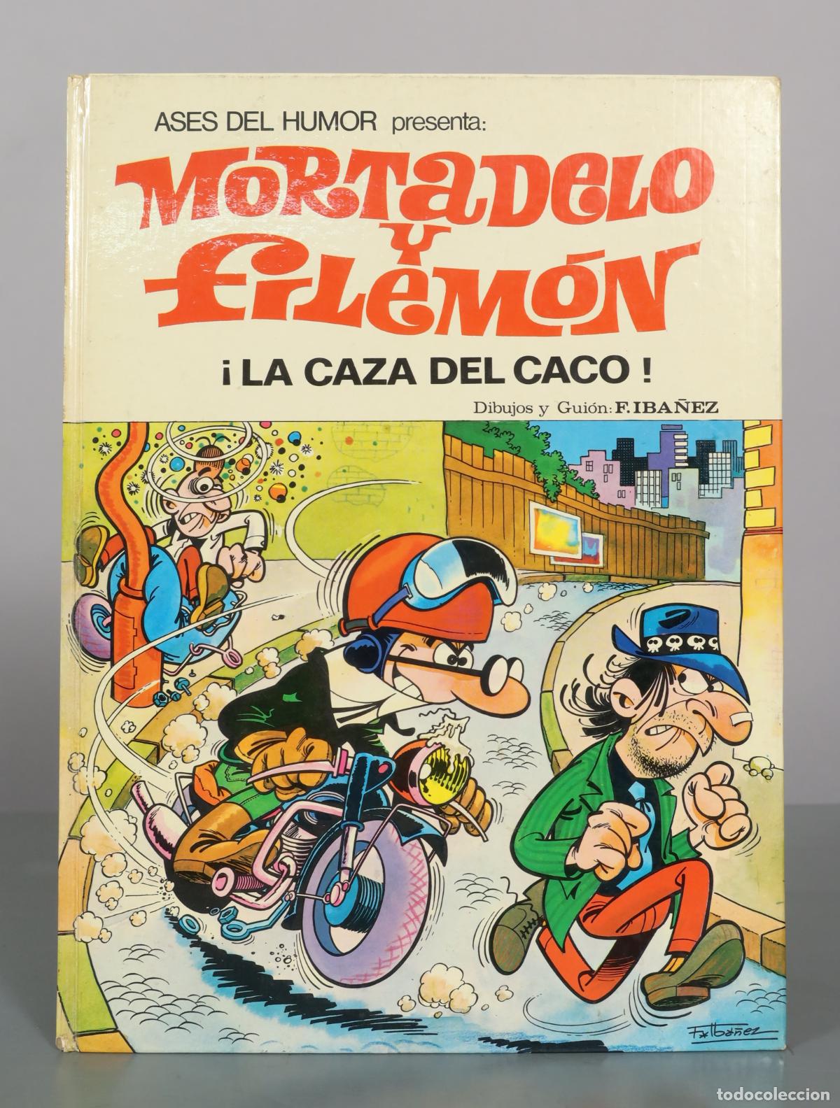C&oacute;mics: Mortadelo y Filem&oacute;n - &iexcl;La caza del caco! - F. Ib&aacute;&ntilde;ez - Editorial Bruguera